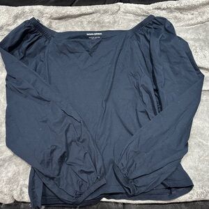 Banana Republic Women's Dark Blue Blouse